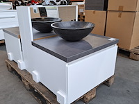 Badmeubel dekker, lanesto, matwit - afbeelding 1 van  12