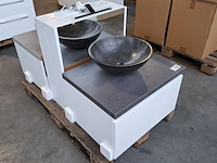 Badmeubel dekker, lanesto, matwit - afbeelding 5 van  12