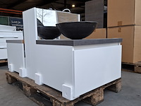 Badmeubel dekker, lanesto, matwit - afbeelding 6 van  12