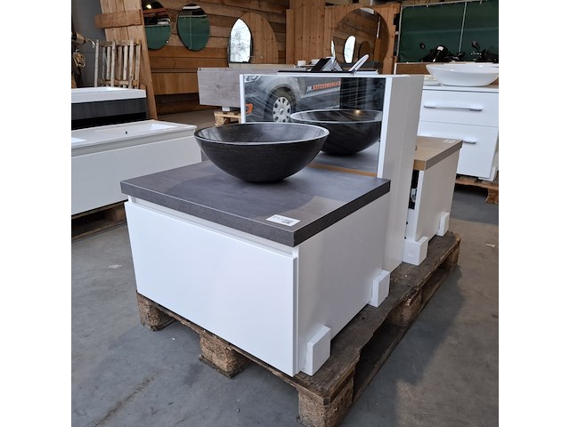 Badmeubel dekker, lanesto, matwit - afbeelding 7 van  12