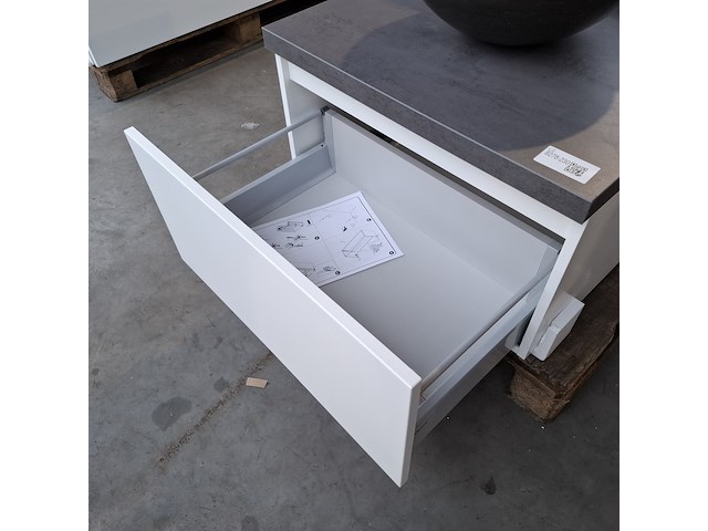 Badmeubel dekker, lanesto, matwit - afbeelding 11 van  12