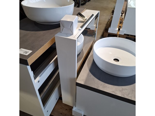 Badmeubel dekker, lanesto, matwit - afbeelding 2 van  10