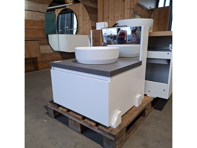 Badmeubel dekker, lanesto, matwit - afbeelding 3 van  10