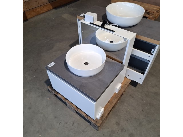 Badmeubel dekker, lanesto, matwit - afbeelding 4 van  10