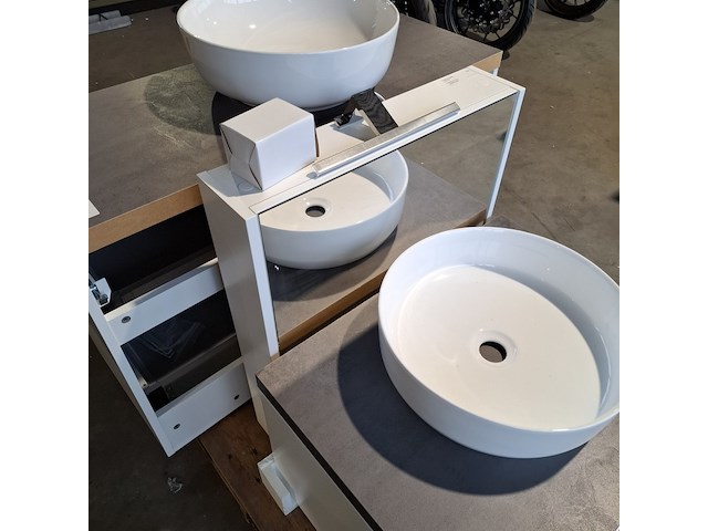 Badmeubel dekker, lanesto, matwit - afbeelding 10 van  10