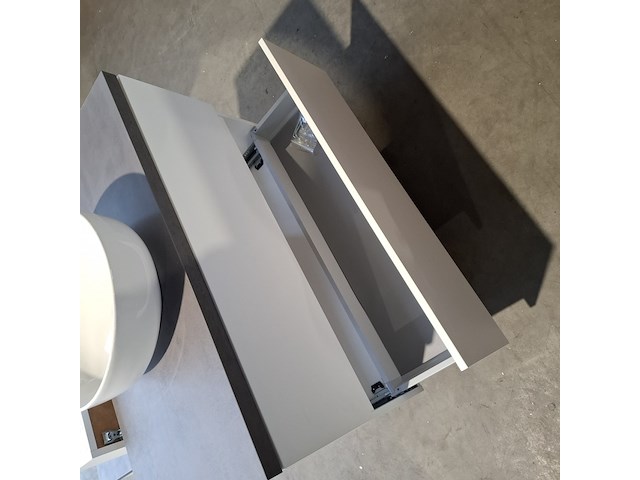 Badmeubel dekker, lanesto, matwit - afbeelding 2 van  11