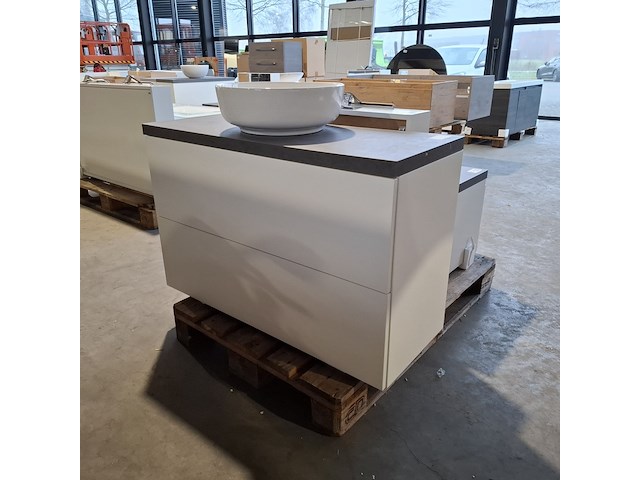 Badmeubel dekker, lanesto, matwit - afbeelding 1 van  11