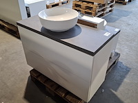 Badmeubel dekker, lanesto, matwit - afbeelding 4 van  11