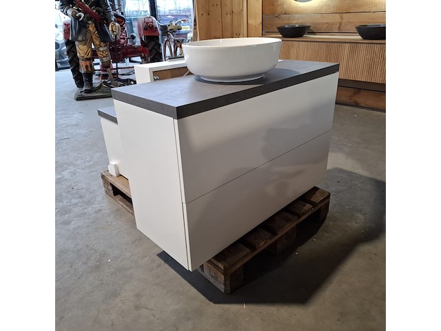 Badmeubel dekker, lanesto, matwit - afbeelding 5 van  11