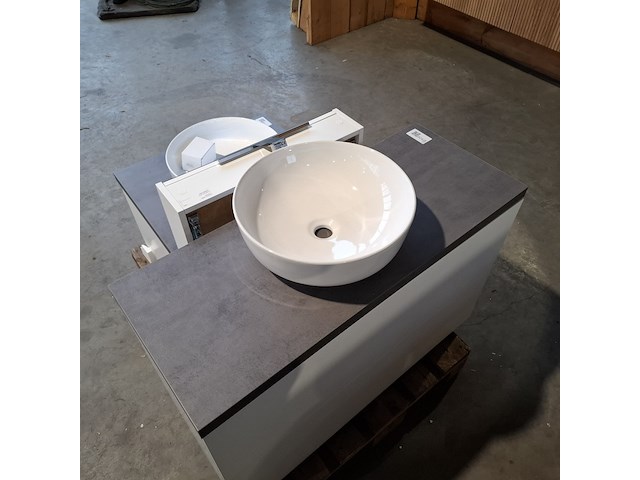 Badmeubel dekker, lanesto, matwit - afbeelding 8 van  11