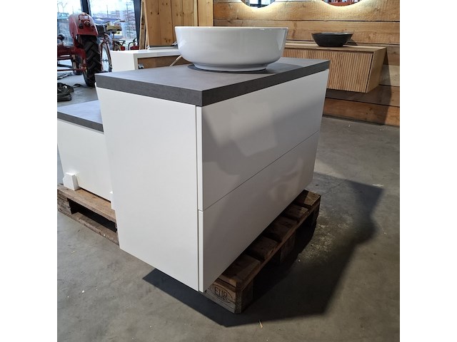 Badmeubel dekker, lanesto, matwit - afbeelding 10 van  11