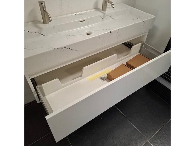Badmeubel dekker zevenhuizen, lanesto, glans wit - afbeelding 5 van  10
