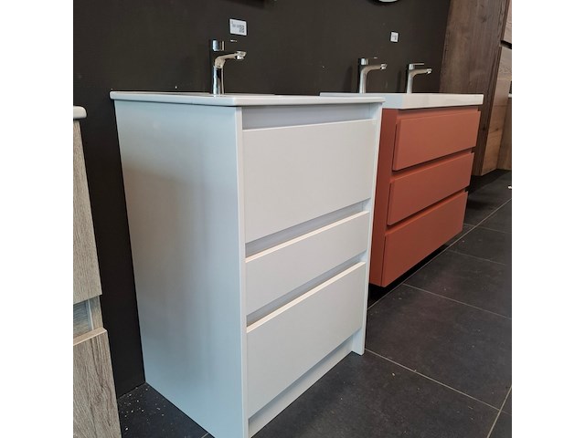 Badmeubel delpha, d-motion, glans wit - afbeelding 6 van  12