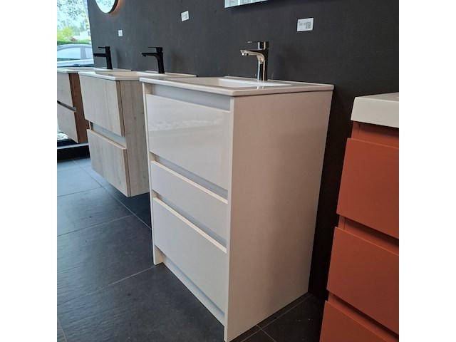 Badmeubel delpha, d-motion, glans wit - afbeelding 7 van  12