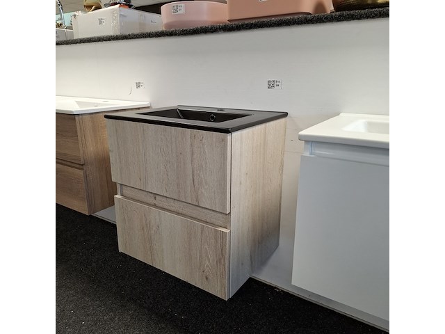 Badmeubel, delpha, light oak - afbeelding 5 van  11
