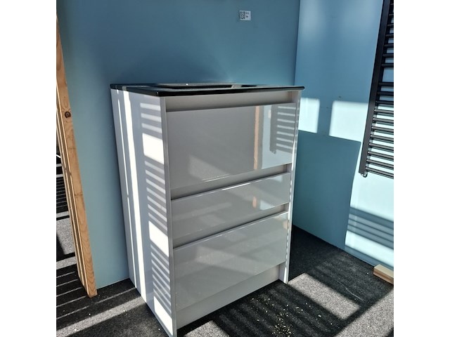 Badmeubel delpha, staand model, glans wit - afbeelding 4 van  10