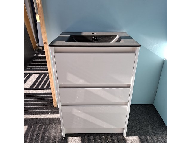 Badmeubel delpha, staand model, glans wit - afbeelding 5 van  10