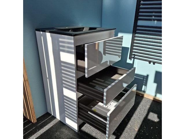 Badmeubel delpha, staand model, glans wit - afbeelding 6 van  10