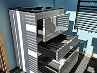 Badmeubel delpha, staand model, glans wit - afbeelding 6 van  10