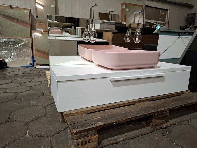 Badmeubel detremmerie, mat wit - afbeelding 5 van  12