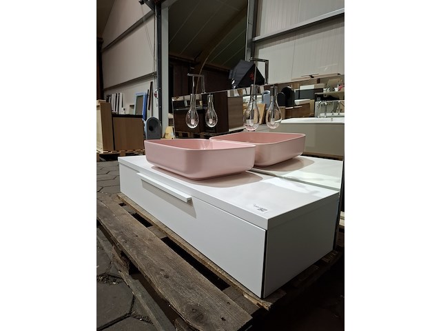 Badmeubel detremmerie, mat wit - afbeelding 7 van  12