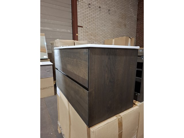 Badmeubel donker eiken - afbeelding 4 van  10