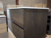 Badmeubel donker eiken - afbeelding 4 van  10