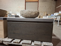 Badmeubel donker eiken - afbeelding 1 van  11