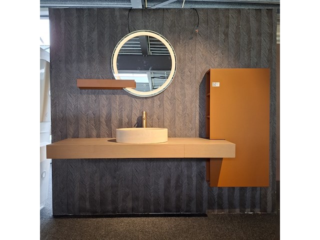 Badmeubel edoné, eiken/orange - afbeelding 1 van  23