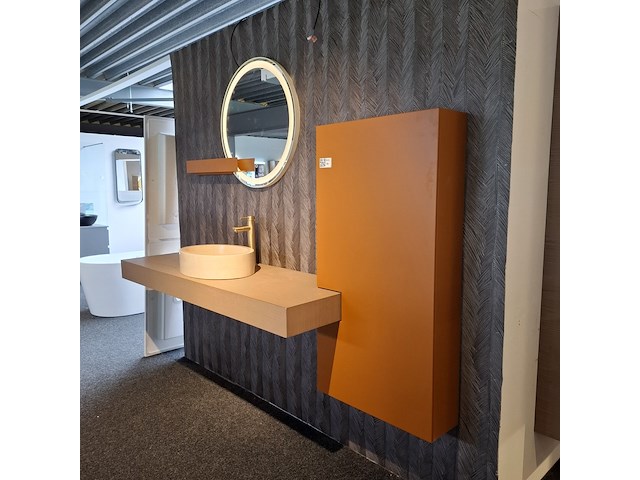 Badmeubel edoné, eiken/orange - afbeelding 17 van  23