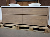 Badmeubel edoné, grey oak - afbeelding 10 van  17