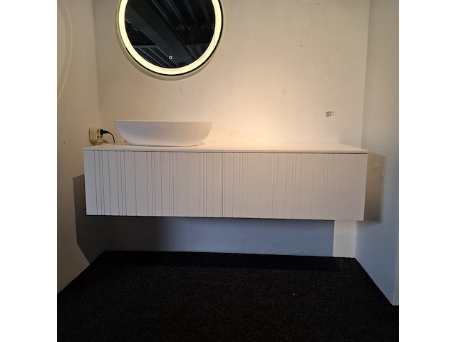 Badmeubel, edoné, mat wit - afbeelding 8 van  14