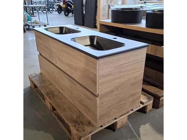 Badmeubel, eiken - afbeelding 4 van  8