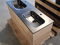 Badmeubel, eiken - afbeelding 5 van  8