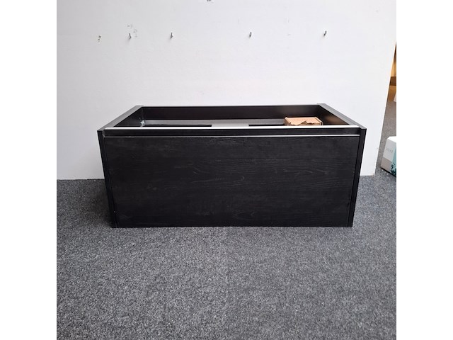Badmeubel elise, maatwerk, black oak - afbeelding 1 van  7