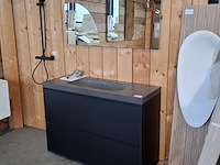 Badmeubel elise, winterswijk, mat zwart - afbeelding 1 van  11