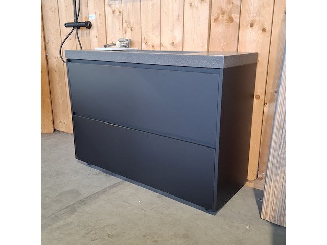 Badmeubel elise, winterswijk, mat zwart - afbeelding 4 van  11