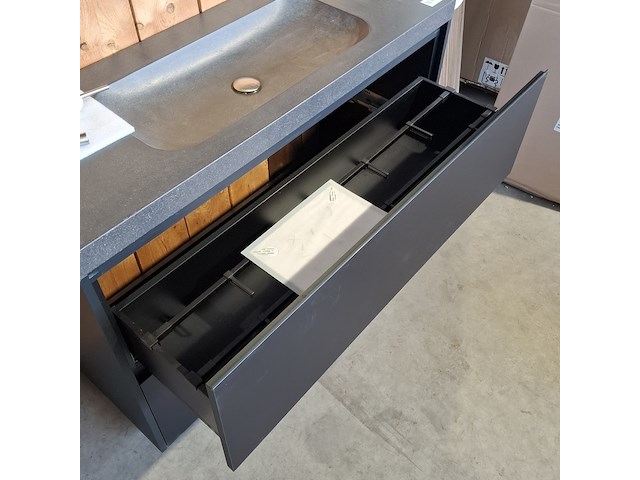 Badmeubel elise, winterswijk, mat zwart - afbeelding 11 van  11