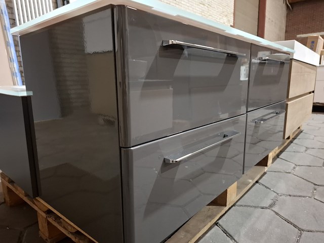 Badmeubel glans antraciet - afbeelding 2 van  14