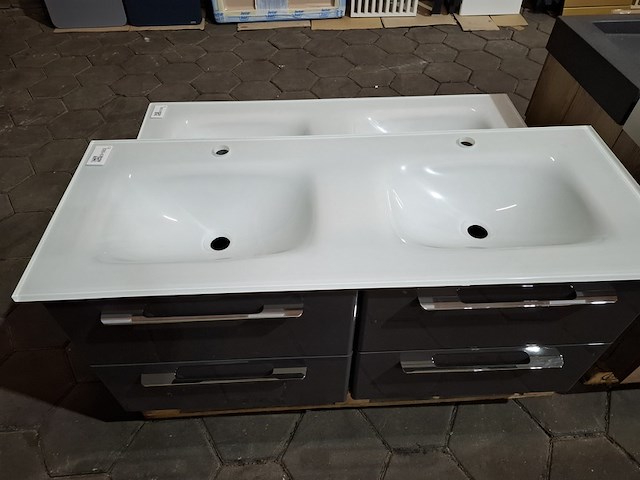 Badmeubel glans antraciet - afbeelding 4 van  14