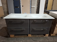 Badmeubel glans antraciet - afbeelding 7 van  14