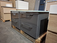 Badmeubel glans antraciet - afbeelding 9 van  14