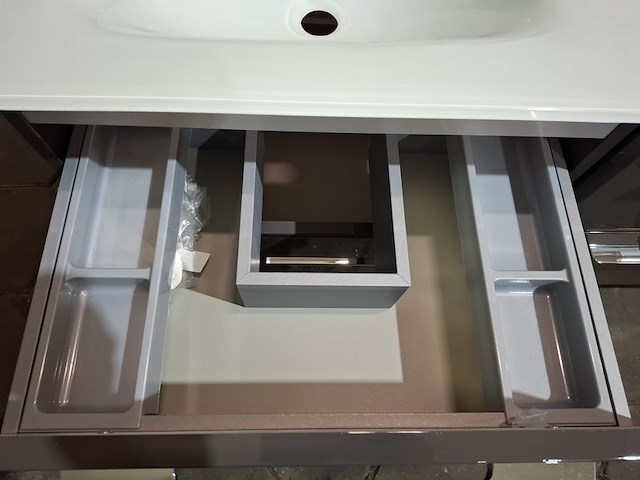 Badmeubel glans antraciet - afbeelding 11 van  14