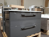 Badmeubel glans antraciet - afbeelding 1 van  11