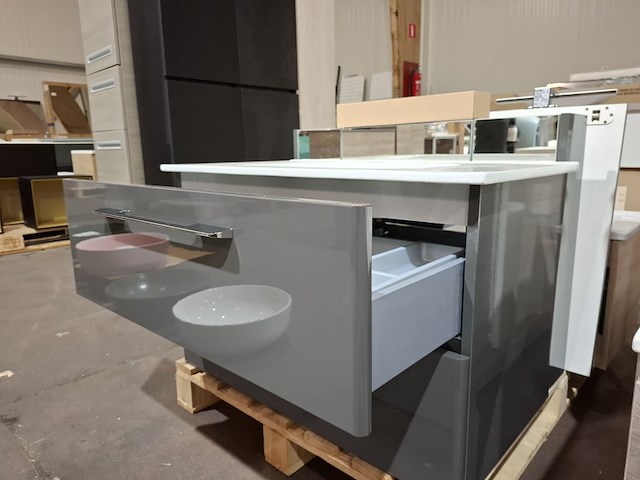 Badmeubel glans antraciet - afbeelding 6 van  11