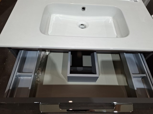 Badmeubel glans antraciet - afbeelding 7 van  11