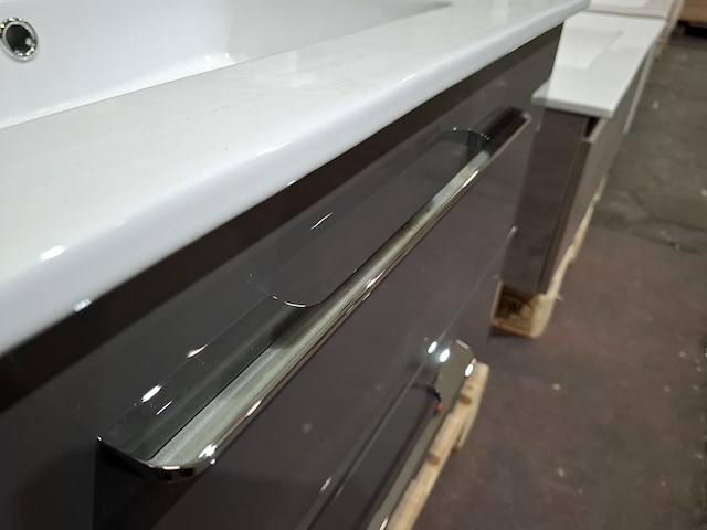 Badmeubel glans antraciet - afbeelding 8 van  11