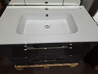 Badmeubel glans antraciet - afbeelding 9 van  11