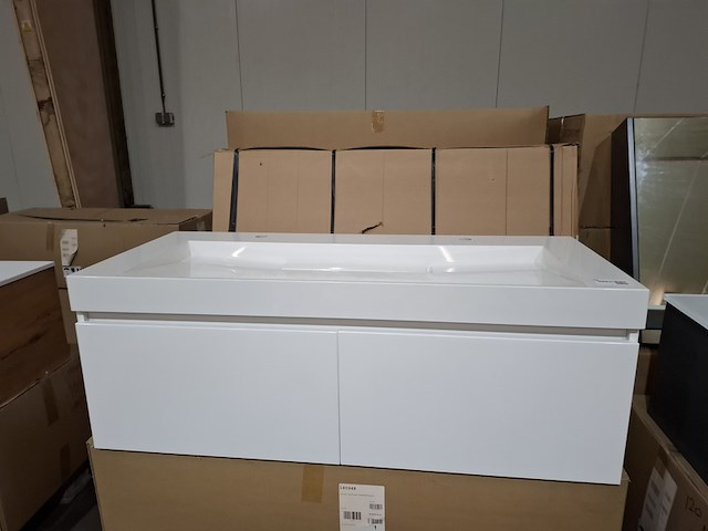 Badmeubel glans wit - afbeelding 5 van  12