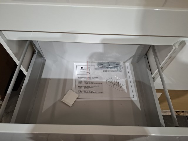 Badmeubel glans wit - afbeelding 9 van  12